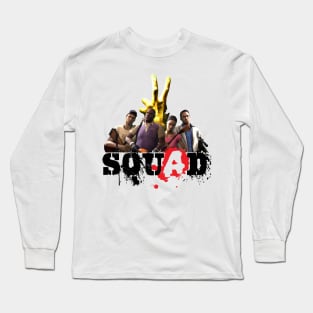 Left 4 Dead 2 Squad (black) Long Sleeve T-Shirt